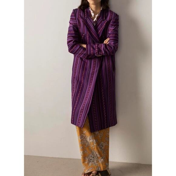 Alix of Bohemia Haze Guate Coat Purple - Picture 11 of 11